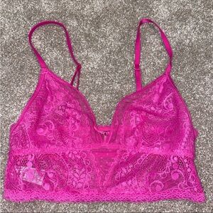 aerie Pink‎ Lace Bralette